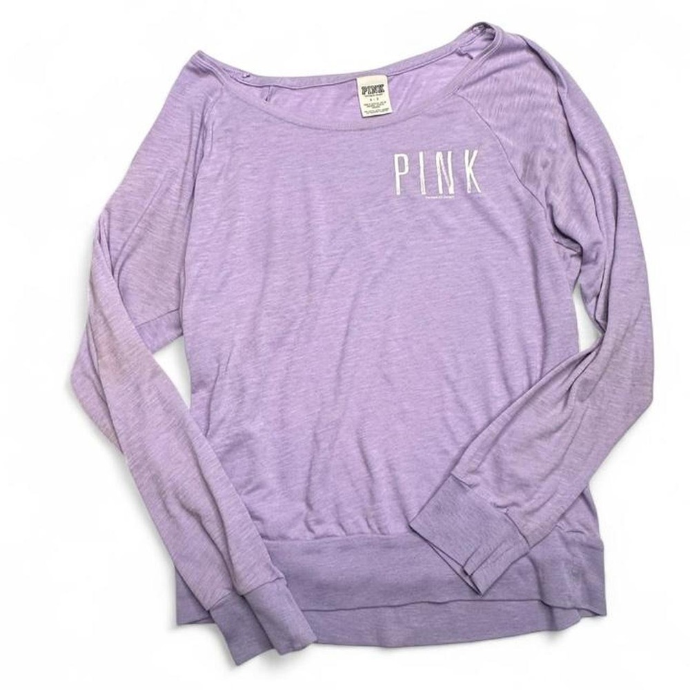 Victoria's Secret PINK purple long sleeve top